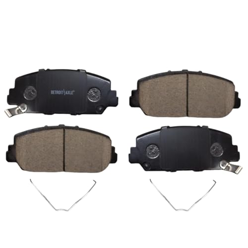 Image of Detroit Axle - Front Brake Kit for Acura 2016 ILX, Disc Brakes Rotors Ceramic Brake Pads Replacement: 12.28 inch inch Rotors