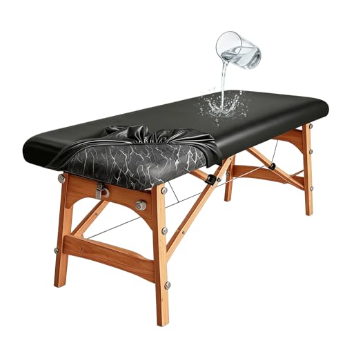 CGBE Imperméable Housse Table Massage en PU: Résistantes à l'huile Drap Table de Massage avec...