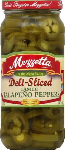 Mezzetta Jalapeno Peppers, Deli-Sliced Tamed, 16 Ounce