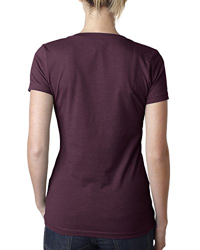 Next Level Ladies' Cvc Deep V 2Xl Plum #TOP3