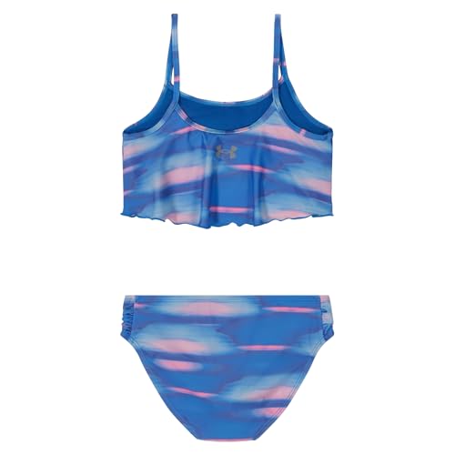 Image of Under Armour Girls' Two Piece Bikini Swimsuit, UPF 50+ Sun Protection, Quick Drying Bathing Suit
