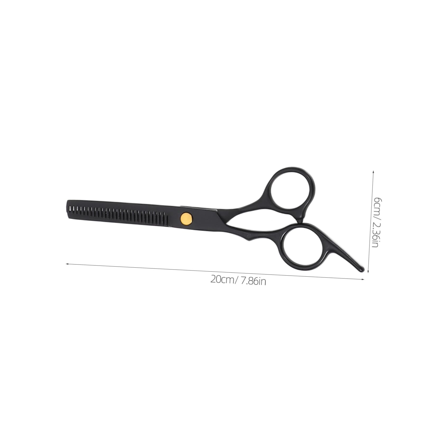 VALICLUD Tijeras para Cortar el Pelo de Peluquería Kit de Tijeras Hogar Herramientas de Corte Negras para Equipo de Peluquería