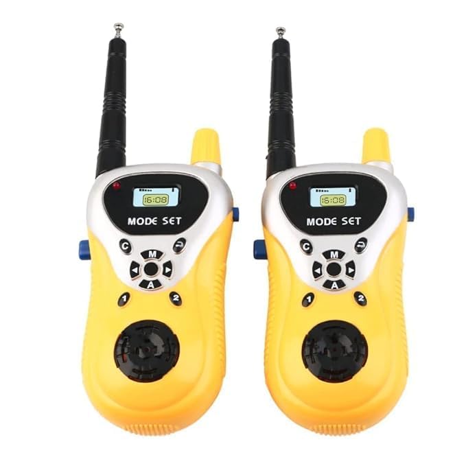 mQFIT Walkie Talkie Toys for Kids 2 Way Radio Toy for 3-12 Year Old Boys Girls, Up to 20 Meter Outdoor Range Yellow (B0DB5L6GHG) Amazon Price History, Amazon Price Tracker