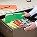 Smead Standard File Folders, 100 Count, Green, 1/3-Cut Tabs, Letter Size (12143)