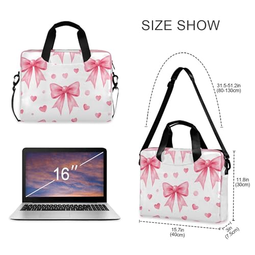 Funda para Laptop con Corazón y Mariposa 13-15.6 pulg miniatura 4