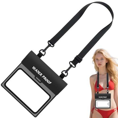 Impermeable para teléfono móvil - Seca para teléfono móvil con Pantalla táctil Sensible, para Smartphone con Gran Capacidad, Ideal para Ocio al Aire Libre, Deportes acuáticos, Viajes
