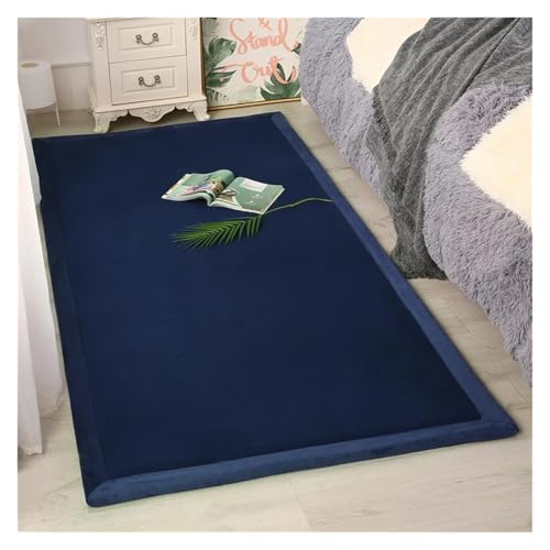 Tapis épais et moelleux en molleton antidérapant isolant phonique pour salon