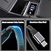 Retractable Center Console USB Hub for Tesla Model 3 Highland/Model Y Juniper, THELIFELICIOUS Model 3 Accessories Car Phone Charger, Fast Charging Docking Station