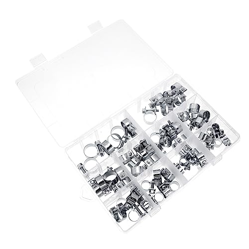 Encuentra reviews de Tubo galvanizado para gas del mes. 37 Angoily Mini Resortes Abrazaderas Para Cables Clip De Manguera De 60 Piezas Abrazaderas Clips De Manguera De Clips De Tubo De Tubo Galvanizado Gas Manguera Metálica Clip De Tubo