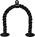 RDX Tricep Rope Gym Exercise Machine Attachments, 24-35 Inch Length, Pull Down Heavy Duty Coated Nylon Cable with Non Slip Solid Rubber Ends for Biceps Pulley, Back Shoulders, Abs, Fitness Workout