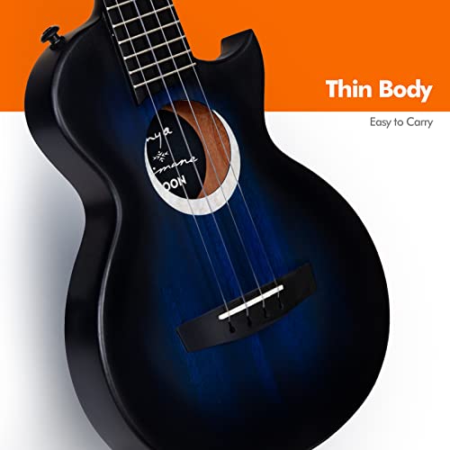 Enya Ukulélé Ténor Ensemble Débutant – Enfants Adultes 26 Pouces Bleu Ukulélé Acoustique en Acajou Massif Sac Taimane… - Les Beatles, Paul McCartney, John Lennon, RIngo Starr, George Harrison Enya Ukulélé Ténor Ensemble Débutant - Enfants Adultes 26 Pouces Bleu Ukulélé Acoustique en Acajou Massif Sac Taimane… – Image 4