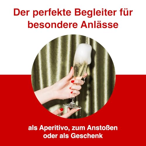 MARTINI Prosecco Schaumwein, 11% vol., 6 x 75cl / 750ml, trockener und reichhaltiger italienischer Schaumwein