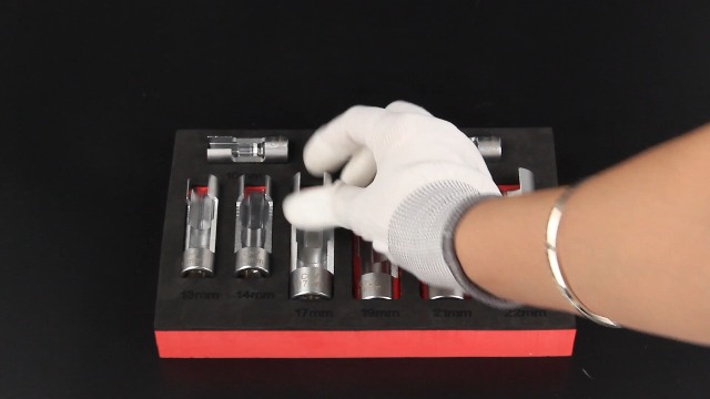 Flare Nut Steckschlüssel-Set 9-teilig - 10–22 Mm, Für Enge Räume & Bremsleitungen