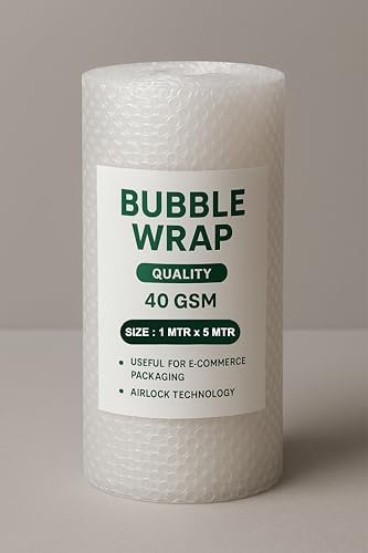 Image of Air Bubble Wrap Roll 1 Meter 55 GSM 50CM Wide Packing Roll