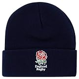 England RFU Offizielle Rugby Bronx Mütze mit gesticktem Wappen (100% Acryl)