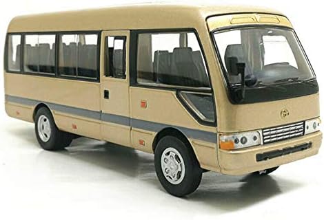 Model Car Sport Scale 1:32 Toyota Coaster Van Model Car Diecast Gift Toy Vehicle Collection Kids