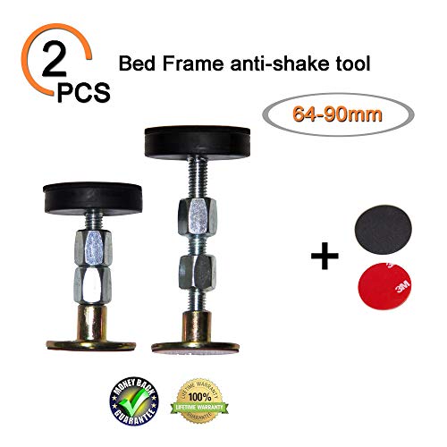 Krisler Adjustable Threaded Bed Frame Anti-Shake Tool for Bed, Telescopic Support for Room