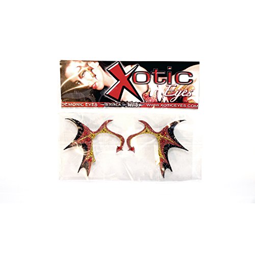 Demonic Eyes Decal Applique Xotic Eyes Costume for ShowGirls and Dancers