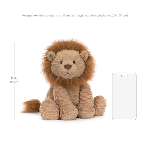Jellycat Fuddlewuddle Lion Stuffed Animal, Medium 9 inches - Big Cat Plush Toy - Classic Children's Gift image 13