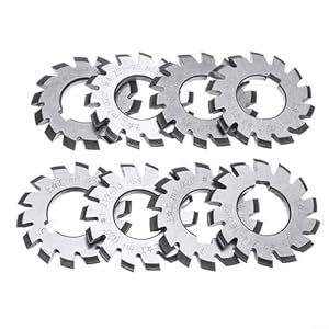 HSS M1 Zahnradschneider-Set, 8-teiliges