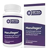 MacuRegen AREDS 2 Eye Vitamins - 23-in-1 Macular Health Formula - Recommended by Retina Surgeons - 100% Natural - Made in USA - 90 Capsules - by Retina Research