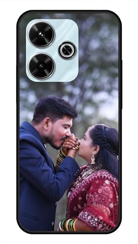 Image of NDCOM for Customised Redmi 13 5G / Poco M6 Plus 5G Back Cover | Slim Fit Back Cover Redmi 13 5G | Protective Case DIY Personalised Photo Design | Customized Gift Custom Text Name Printed Metal Case
