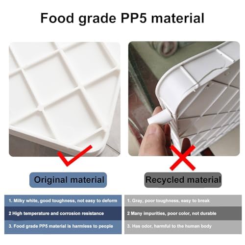 Genérico Bandeja recogegotas para Aire Acondicionado con Tubo de Drenaje: recolector de Agua de plástico Duradero para Fugas de Aire Acondicionado, para Uso Interior/Exterior, Incluye alambres de HIE