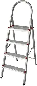 ESCADA DE ALUMINIO NEW STAR C/ 4 DEGRAUS
