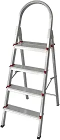 ESCADA DE ALUMINIO NEW STAR C/ 4 DEGRAUS