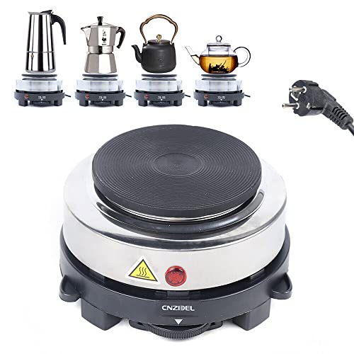 500W Elektrischer Kochfeldbrenner Tragbarer Elektroofen Heizplatte Kochplatte Herd Heizung Tragbarer Brenner Küche Kochherd Camping Home