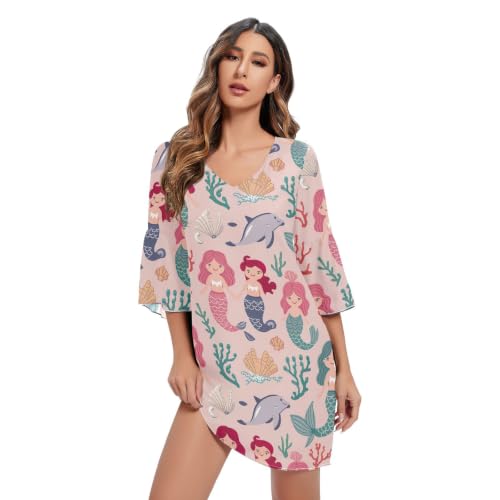 Robe d'été sirène fluide : sublimez vos formes en rose corail