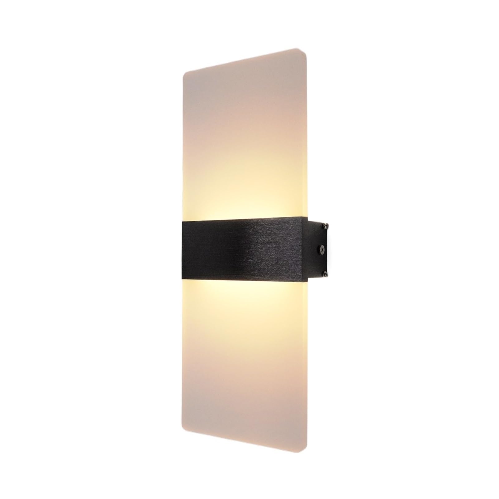 KOESRXNQW Modern Minimalist Wall Lamp, Indoor LED Light, Aluminum Acrylic Hardwire, Bedroom Living Room Corridor Staircase Flexible Adjustment