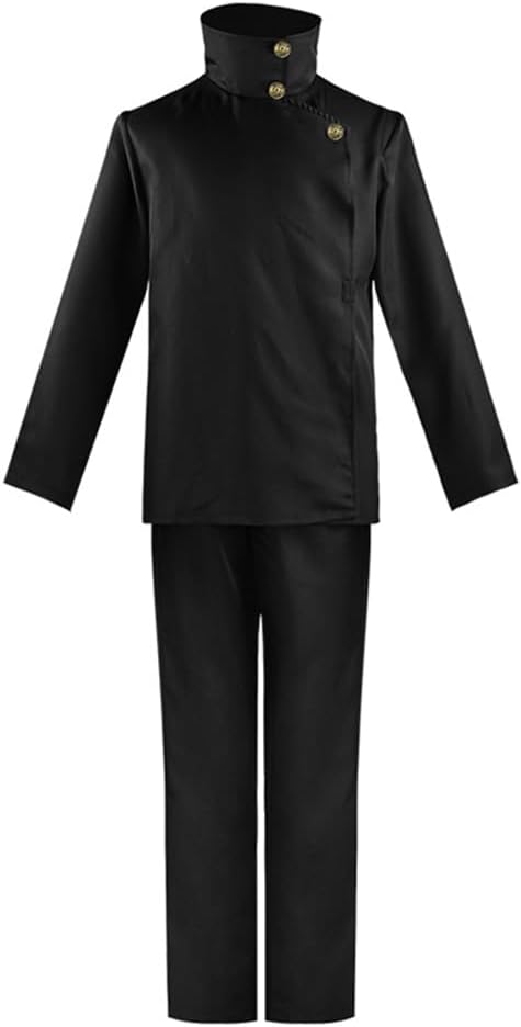 Megumi Cosplay Fushiguro Costume Outfit With Wig Black Adult Halloween Suit