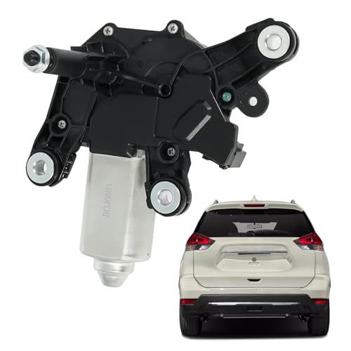 Image of Rear Liftgate Windshield Wiper Motor Compatible with Nissan Rogue 2.0L 2017-2019, Rogue 2.5L 2014-2020, Rogue Sport 2.0L 2017-2022 - Replace 28710-4BA0C with One Year Quality Assurance