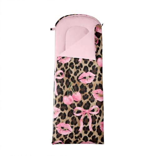 Erosebridal Sleeping Bag para niños con moño, estilo portátil para camping, senderismo y viajes al aire libre miniatura 3