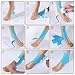 10pcs Precut Wrap Tape for Ankle, Breathable Latex-Free Athletic Tape, Elastic Sports Tape Strips, Prevent Ankle Sprain Patch for Ankle Ligament Support and Stability