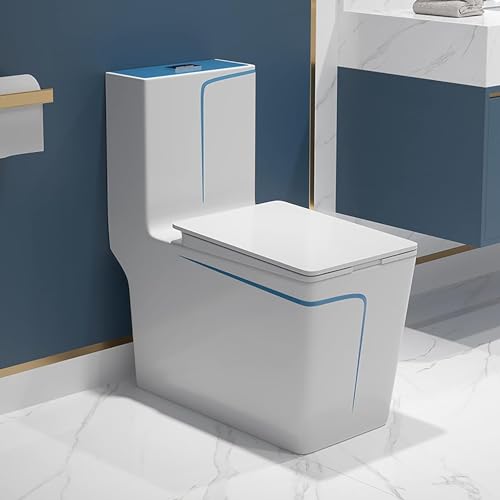 Smart Super Toilet, inodoro de una pieza con doble descarga y cerámica, moderno y creativo para baños de hotel