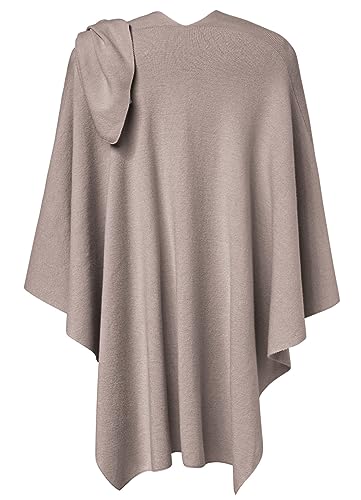 Image of PULI Womens Cross Front Poncho Shawl Wrap Elegant Wedding Formal Gift