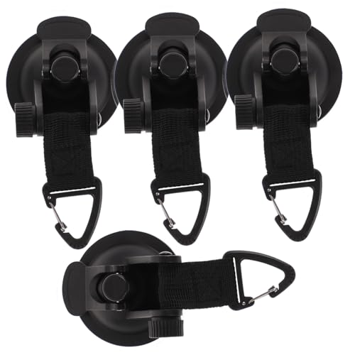 Ganchos de ventosa para toldo de camping pack de 4 soportes reutilizables de fijación 1