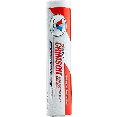 10 Pack VV70124 Multi Purpose Grease; Crimson; Red 14 Ounce Cartridge