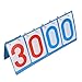ETAINGYEUN Portable Water Prevent 4 Digit Scoreboard for Volleyball Basketball RED Blue