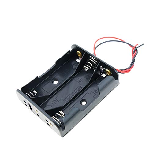 BeMatik - Portapilas para 3 Pilas LR6 AA 1.5V (EN087)