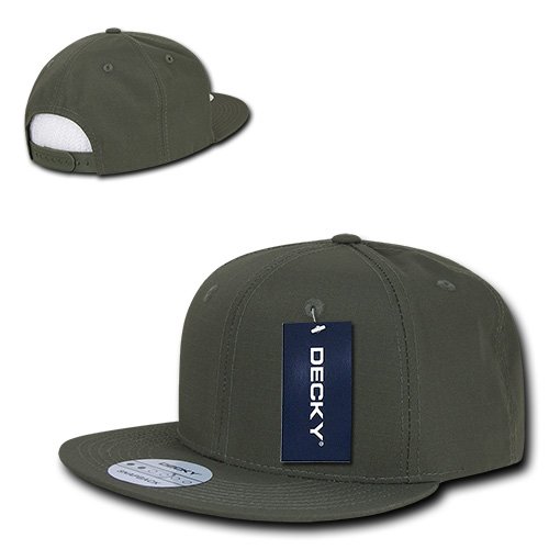 Decky Rip Stop Snapback Cap, Olive Drab #TOP1