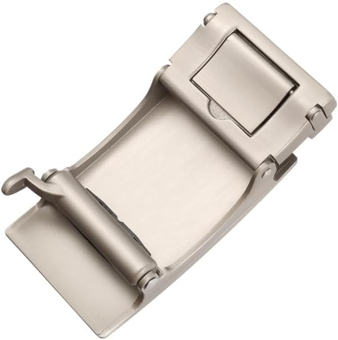 Rectangular Metal Toothless Belt Buckle Casual Business Men's(Style1)