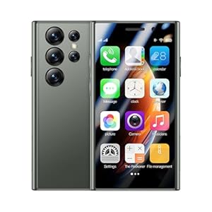 Longben Mini SIM-Free & Unlocked Mobile Phones Android 9, 3.0" Display Smartphone, 1950mAh Battery Phone, 2GB+16GB/1TB, 4G Dual Sim/Face Unlock/GPS/BT4.0, Green
