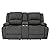 RecPro Charles 67" Powered Double RV Wall Hugger Recliner Sofa RV Loveseat | RV Furniture | Cloth by RecPro