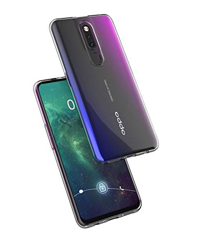 Image of Case Creation Plastic Brand-Mobile Cover For Oppo F11 (Soft & Flexible Back Case), Transparent