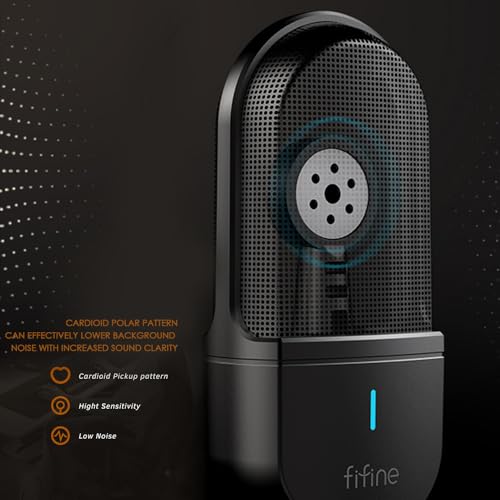 Image of FIFINE K726 Cardioid Condenser Microphone with XLR Output, Shock Mount, Pop Filter and Noise Reduction for Professional Studio Recording, Gaming, Streaming and Podcasts.