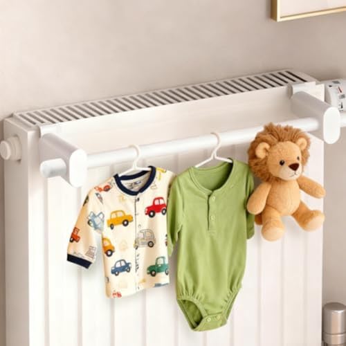 Estante de secado de radiador de barra única