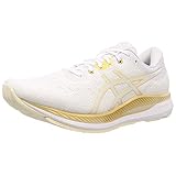  ASICS Herren Evoride Run Laufschuhe Neutralschuh Weiß - Goldgelb 46,5